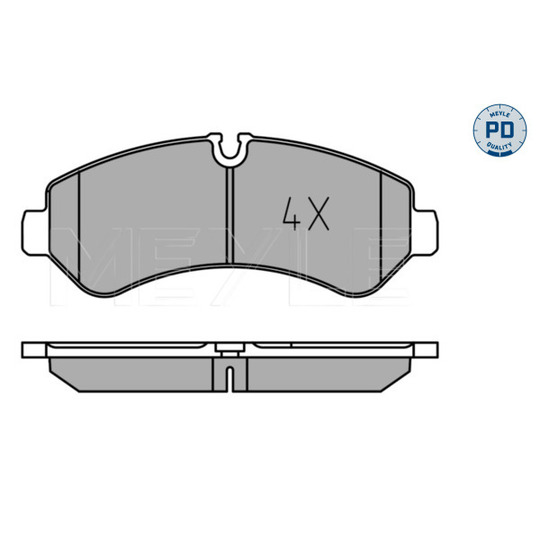 025 227 9120/PD - Brake Pad Set, disc brake 