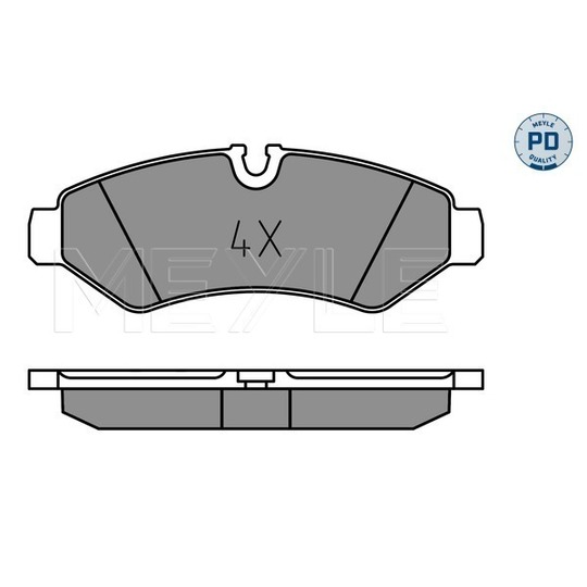 025 207 4720/PD - Brake Pad Set, disc brake 