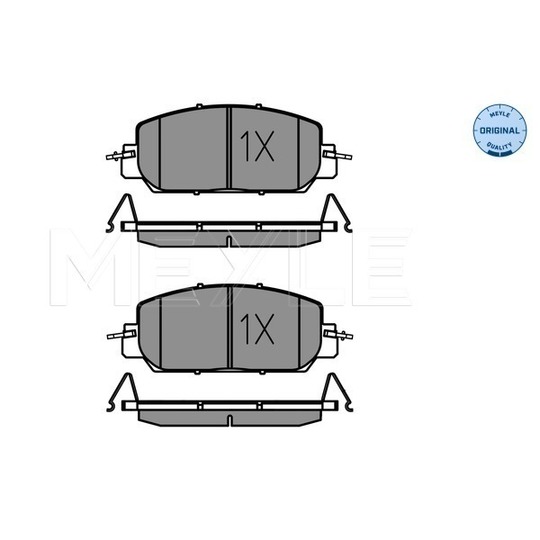 025 227 9717 - Brake Pad Set, disc brake 