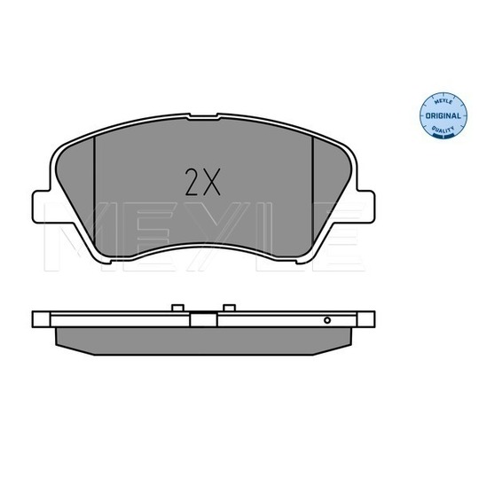 025 222 2818 - Brake Pad Set, disc brake 