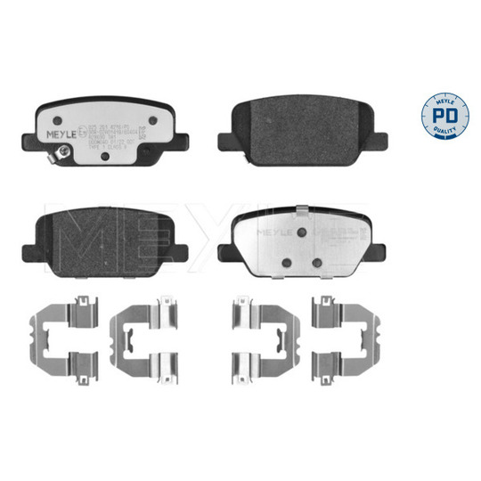 025 261 4216/PD - Brake Pad Set, disc brake 