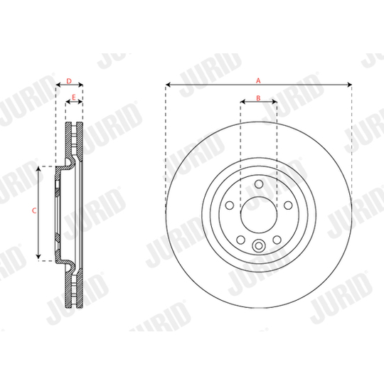 563347JC-1 - Brake Disc 