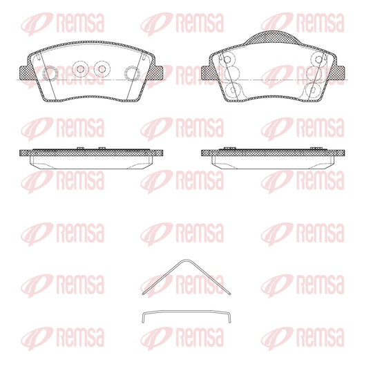 1818.00 - Brake Pad Set, disc brake 