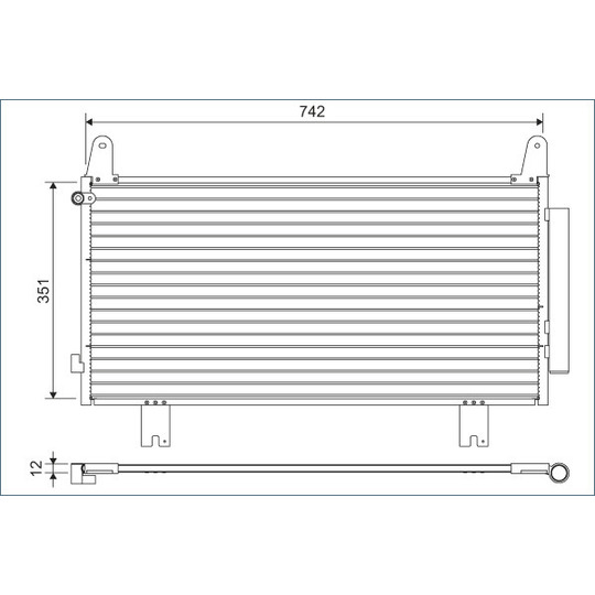 822634 - Condenser, air conditioning 