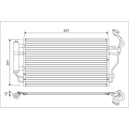 822632 - Condenser, air conditioning 