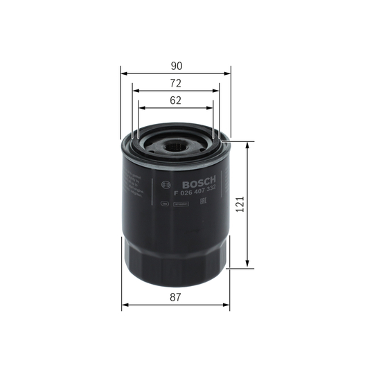 F 026 407 332 - Oil filter 