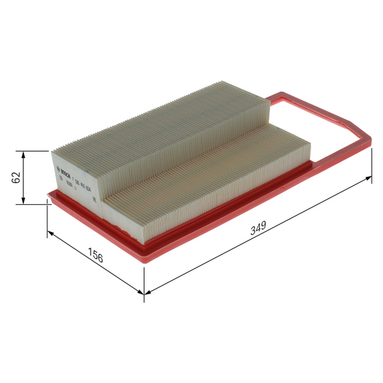 F 026 400 654 - Air filter 