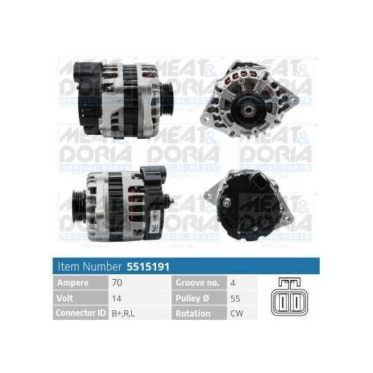 5515191 - Alternator 