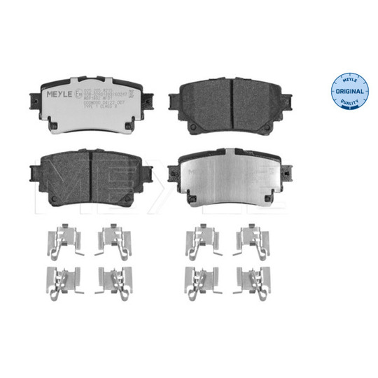 025 205 8215 - Brake Pad Set, disc brake 