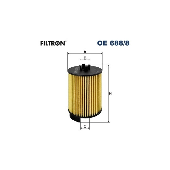 OE 688/8 - Oil filter 