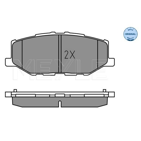 025 215 6816 - Brake Pad Set, disc brake 