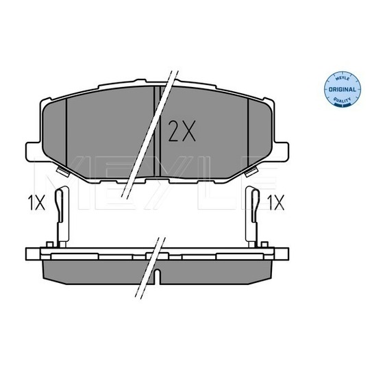 025 215 6816 - Brake Pad Set, disc brake 