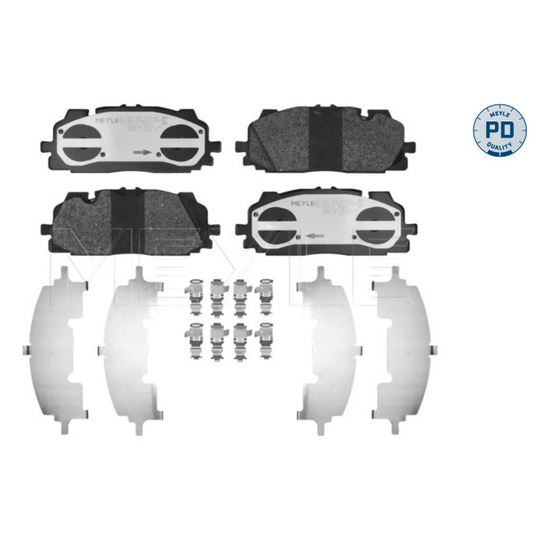 025 258 6117/PD - Piduriklotsi komplekt, ketaspidur 