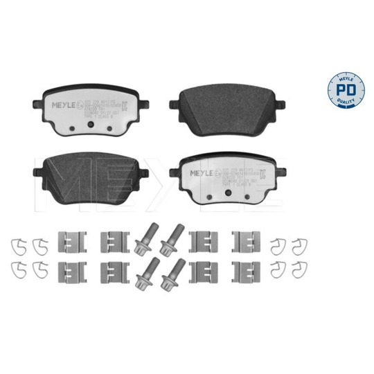 025 229 8617/PD - Brake Pad Set, disc brake 