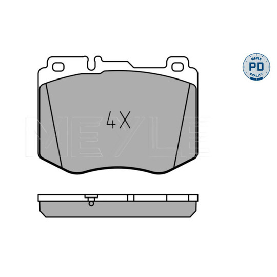 025 220 4718/PD - Brake Pad Set, disc brake 