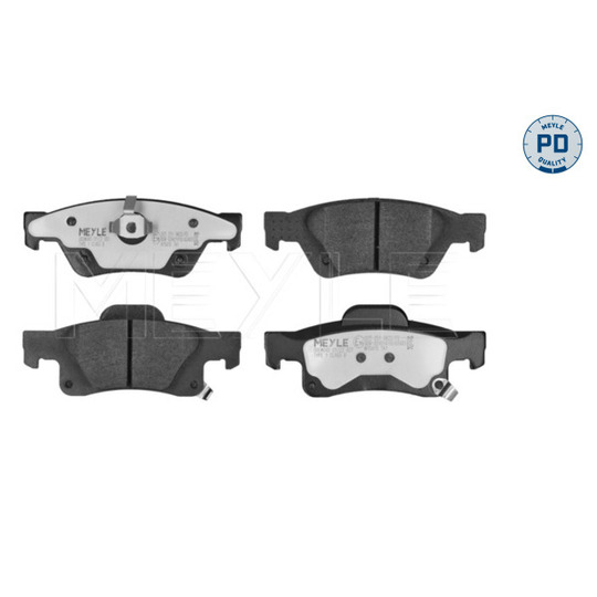 025 251 9820/PD - Brake Pad Set, disc brake 