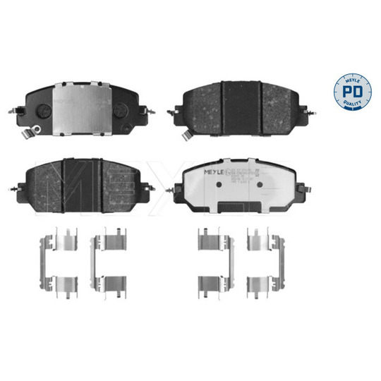 025 227 9717/PD - Brake Pad Set, disc brake 