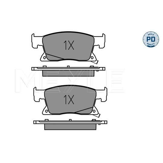 025 223 4519/PD - Brake Pad Set, disc brake 