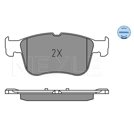 025 205 5617 - Brake Pad Set, disc brake 