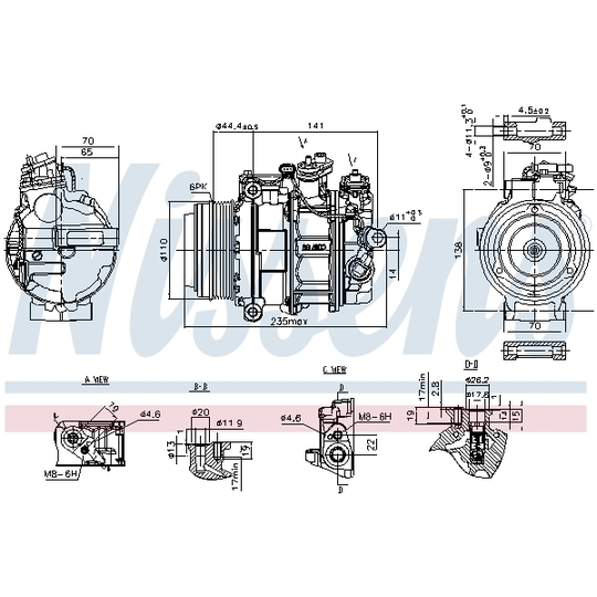 890749 - Compressor, air conditioning 