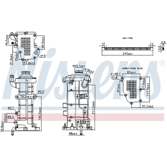 989374 - Cooler, exhaust gas recirculation 