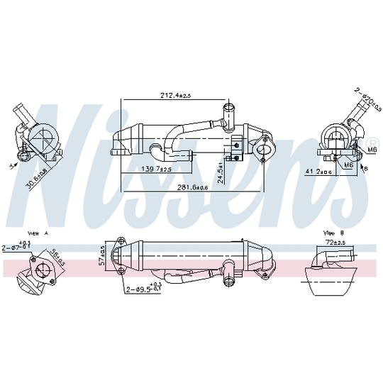 989456 - Cooler, exhaust gas recirculation 