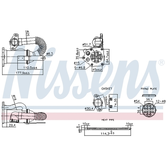 989453 - Cooler, exhaust gas recirculation 