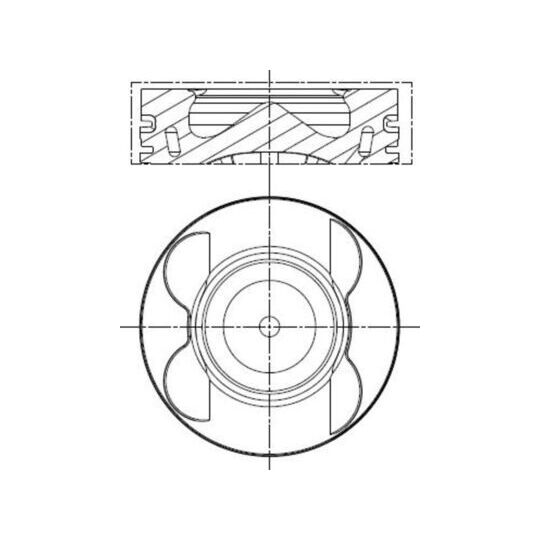 001 PI 00181 000 - Piston 