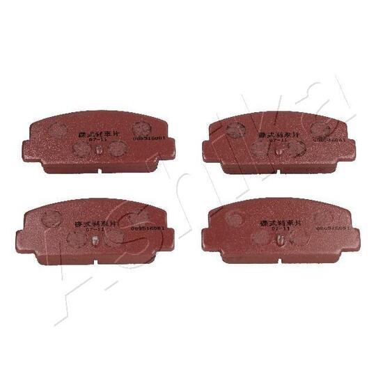 50-07-702 - Brake Pad Set, disc brake 