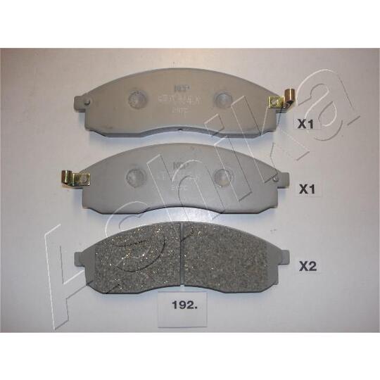 50-01-192 - Brake Pad Set, disc brake 