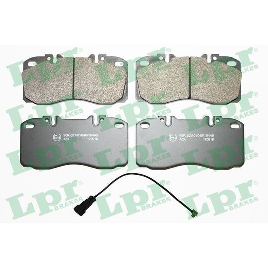 05P1164C - Brake Pad Set, disc brake 