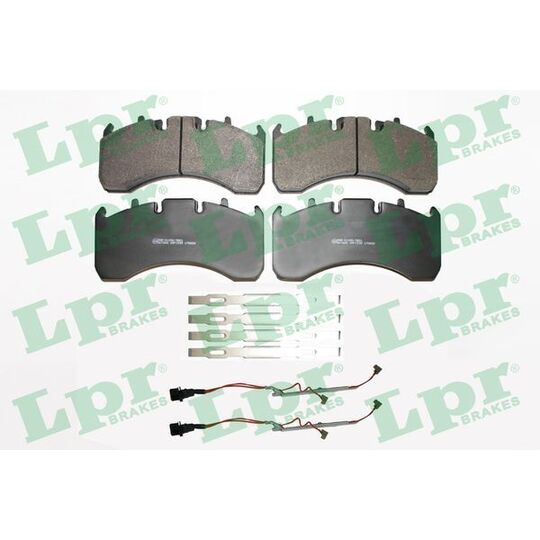 05P1539B - Brake Pad Set, disc brake 