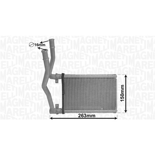 350218490000 - Heat Exchanger, interior heating 