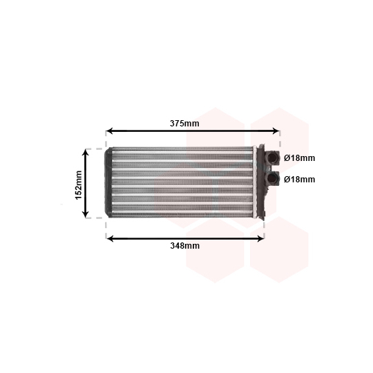 40006359 - Heat Exchanger, interior heating 