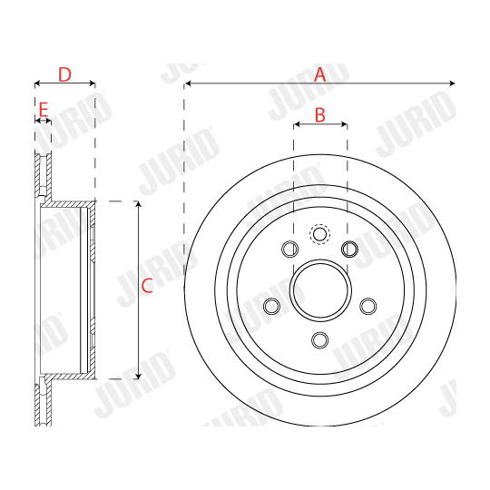 562823JC - Brake Disc 