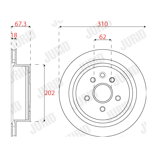 562823JC - Brake Disc 