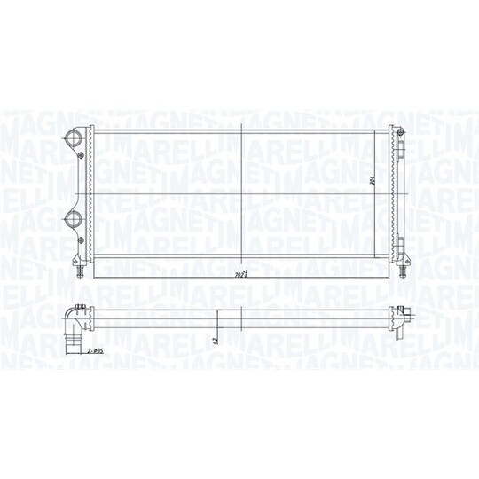 350213187200 - Radiator, engine cooling 