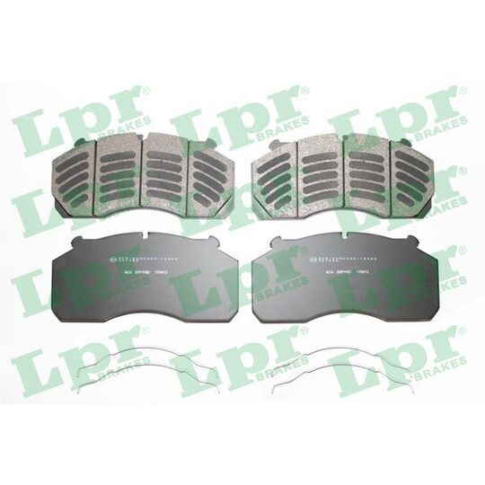 05P1182 - Brake Pad Set, disc brake 