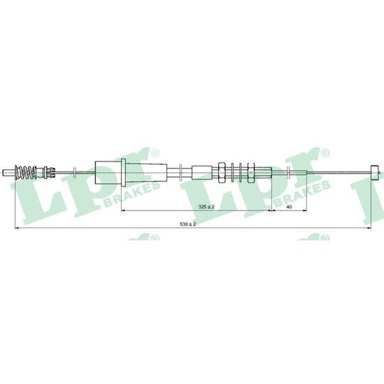 C0001A - Accelerator Cable 