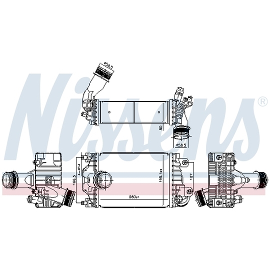 961598 - Intercooler, charger 