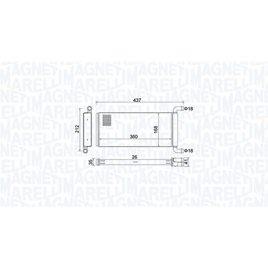 350218451000 - Heat Exchanger, interior heating 