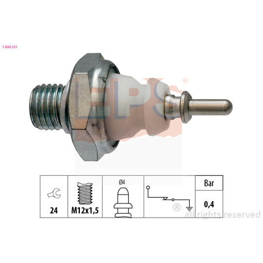 1.800.221 - Oil Pressure Switch 