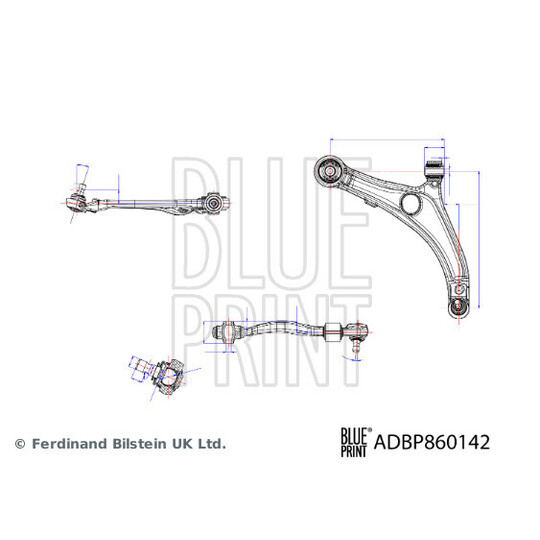 ADBP860142 - Track Control Arm 