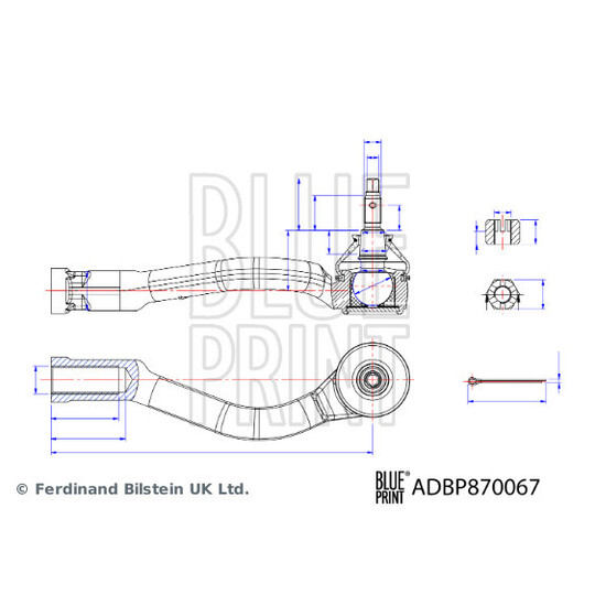 ADBP870067 - Tie rod end 