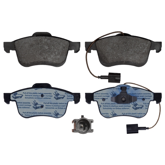 72 11 6104 - Brake Pad Set, disc brake 