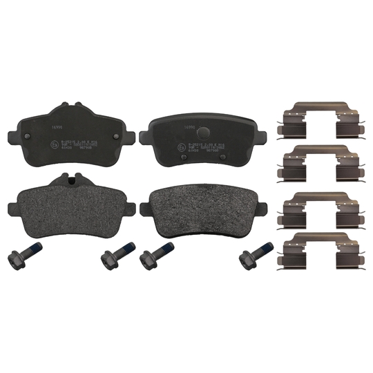 10 91 6990 - Brake Pad Set, disc brake 