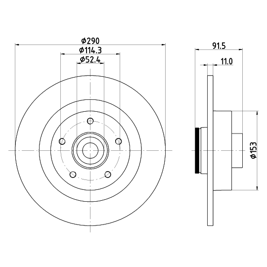 MDC2965C - Brake Disc 