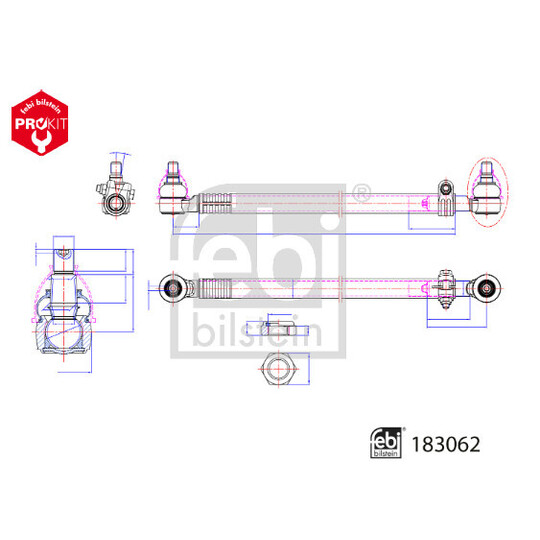 183062 - Ohjaustanko 