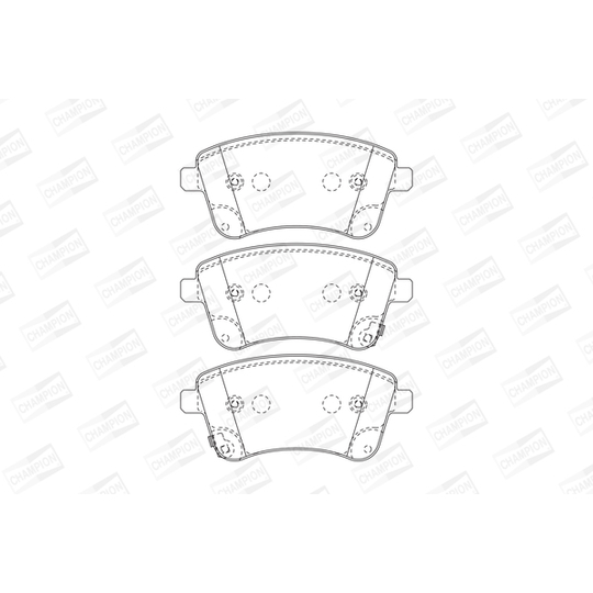 572657CH - Brake Pad Set, disc brake 