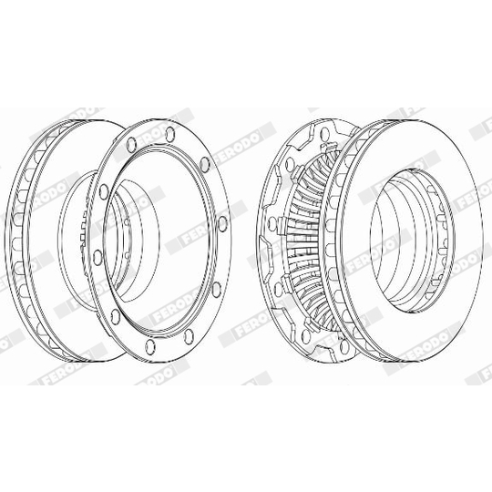 FCR252A - Brake Disc 